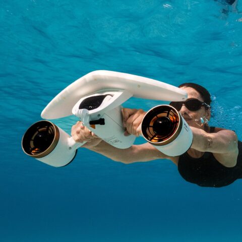 White SUBLUE MixPro 2026 being used underwater